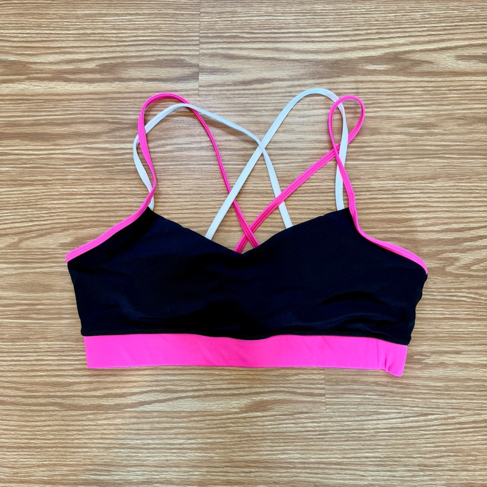 K-Deer Strappy Pink White Black Sports Bra
2XL
